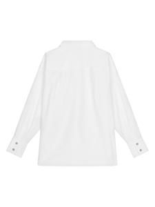 Dolce & Gabbana Kids Shirt met logoplakkaat - Wit
