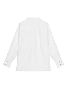 dolce&gabbanakids Dolce & Gabbana Kids Shirt met logoplakkaat - Wit