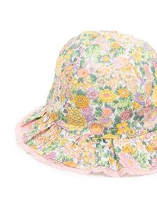 tartineetchocolat Tartine Et Chocolat Zonnehoed met bloemenprint - Roze