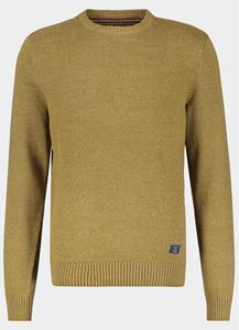 LERROS Strickpullover "LERROS Flachstrickpullover in lebendiger Strickoptik"