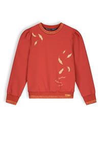 NoNo Meisjes sweater - Kate - Samba rood