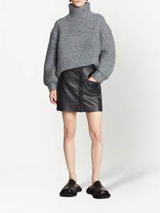 proenzaschoulerwhitelabel Proenza Schouler White Label Mini-rok van imitatieleer - Zwart