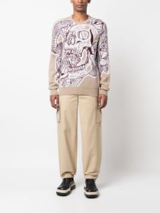 Philipp Plein Intarsia sweater - Beige