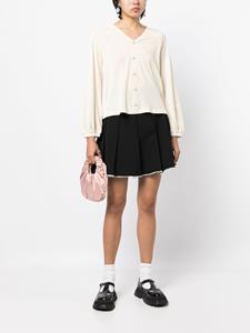 b+ab Button-down vest - Beige