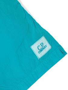 c.p.companykids C.P. Company Kids Zwembroek met logopatch - Blauw