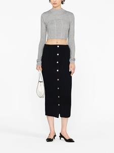 philosophydilorenzoserafini Philosophy Di Lorenzo Serafini Ribgebreide midi-rok - Blauw