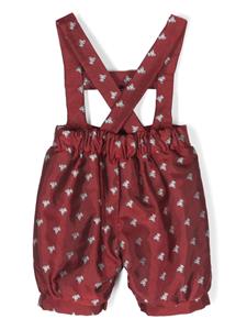 La Stupenderia Shorts met teddybeerprint - Rood