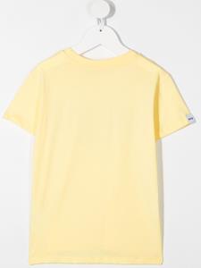 msgmkids MSGM Kids T-shirt met logoprint - Geel