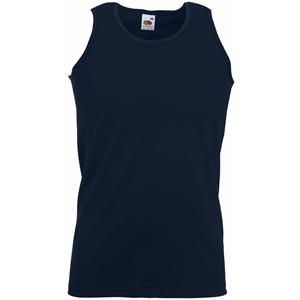 Fruit of the Loom tanktop/singlet/hemd - donkerblauw - katoen (EU 54) -