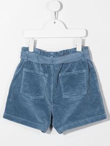 poloralphlaurenkids POLO RALPH LAUREN KIDS Ribfluwelen shorts - Blauw
