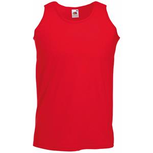 Fruit of the Loom tanktop/singlet/hemd - rood - katoen (EU 54) -