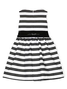 ilgufo Il Gufo Jurk met geometrische print - Wit