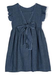 ilgufo Il Gufo Jurk met strikdetail - Blauw