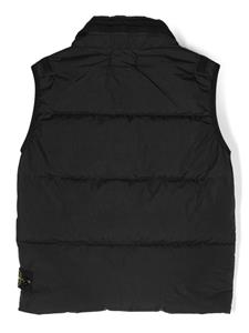 Stone Island Junior Bodywarmer met patroon - Zwart