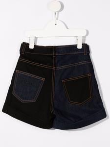 balmainkids Balmain Kids Shorts met gesp - Blauw