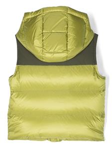 Moncler Enfant Bodywarmer met logopatch - Groen