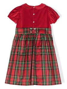 mariellaferrari Mariella Ferrari Jurk met tartan ruit - Rood
