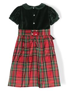 mariellaferrari Mariella Ferrari Jurk met tartan ruit - Groen