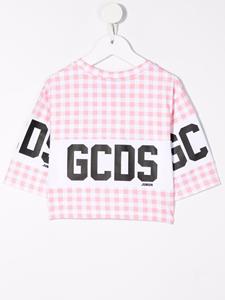 gcdskids Gcds Kids Top met gingham ruit - Roze