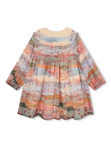 chloékids Chloé Kids Jurk met ruchedetail - Veelkleurig