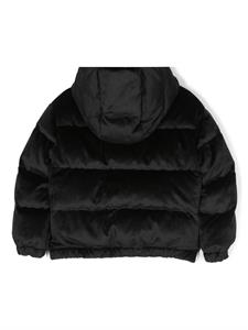 monclerenfant Moncler Enfant Fluwelen donsjack - Zwart