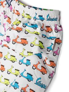 mc2saintbarthkids MC2 Saint Barth Kids Zwembroek met print - Wit