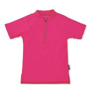 UV-zwemshirt met korte mouwen magenta