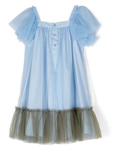 ilgufo Il Gufo Tulen jurk - Blauw