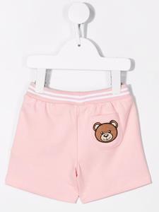 moschinokids Moschino Kids Shorts met logoprint - Roze