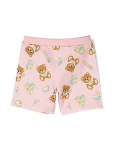moschinokids Moschino Kids Shorts met teddybeerprint - Roze