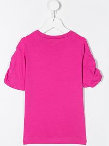 nº21kids Nº21 Kids T-shirt met ruche afwerking - Roze