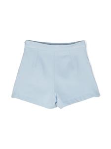 Simonetta Geplooide shorts - Blauw