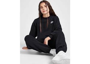 Nike Sportswear Club Fleece oversized sweatshirt voor meisjes - Black/White