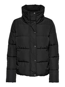 Only Onlnewcool Puffer Jacket Black ZWART 