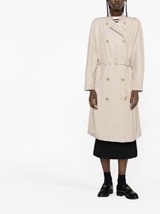 Prada Trenchcoat met dubbele rij knopen - Beige