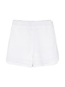 brunellocucinellikids Brunello Cucinelli Kids Shorts met trekkoord - Wit