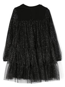 msgmkids MSGM Kids Jurk met glitters - Zwart