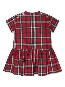 kenzokids Kenzo Kids Jurk met tartan ruit - Rood