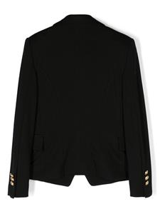 balmainkids Balmain Kids Blazer met dubbele rij knopen - Zwart