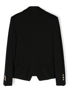 Balmain Kids Blazer met dubbele rij knopen - Zwart