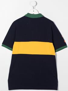 Poloshirt met colourblocking - Blauw