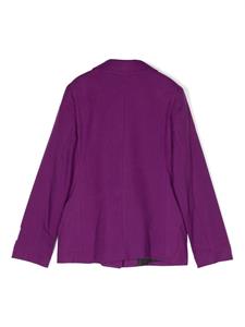 msgmkids MSGM Kids Blazer met enkele rij knopen - Paars