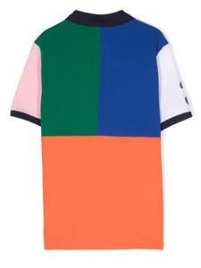 Ralph Lauren Kids Poloshirt met colourblocking - Blauw