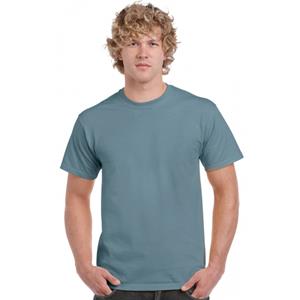 Gildan Basic katoenen t-shirt stone blauw voor heren