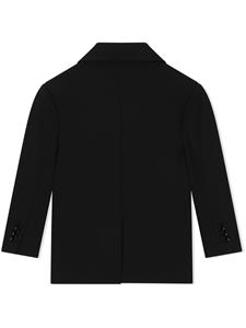 dolce&gabbanakids Dolce & Gabbana Kids Blazer met dubbele rij knopen - Zwart