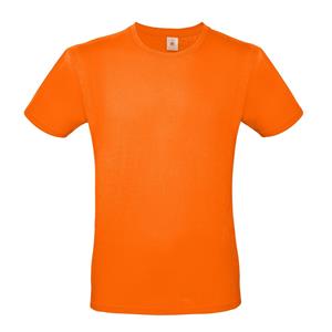 B&C Oranje Koningsdag of supporter t-shirt met ronde hals voor heren