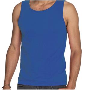 Fruit Of The Loom Blauwe tanktop / hemdje / singlet voor heren