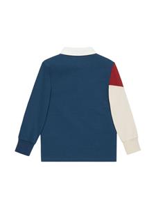 guccikids Gucci Kids Poloshirt met geborduurd logo - Blauw