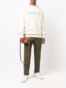 BLUE SKY INN Sweater met geborduurd logo - Beige