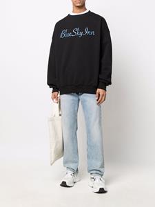 BLUE SKY INN Sweater met geborduurd logo - Zwart